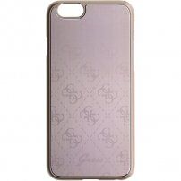 Guess 4G Metallic Hard etui do iPhone 6 / 6S - różowy