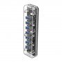 ORICO koncentrator / hub z 7 portami USB 3.0 - przezroczyste