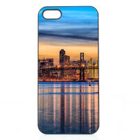 Etui plastikowe z aluminiową powłoką dla iPhone SE (2016) / 5S / 5 - San Francisco