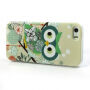 Etui ochronne dla iPhone SE, 5S i 5 - sowa zielona