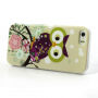 Etui ochronne dla iPhone SE, 5S i 5 - sowa fioletowa