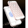 USAMS plastikowe etui w kształcie diamentów z przeciwpyłowymi zaślepkami dla iPhone SE (2016) / 5S / 5