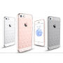 USAMS plastikowe etui w kształcie diamentów z przeciwpyłowymi zaślepkami dla iPhone SE (2016) / 5S / 5