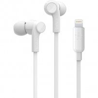 Belkin Rockstar słuchawki ze złączem lightning dla urządzeń Apple - biała