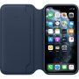 Apple Folio oryginalny pokrowiec skórzany do iPhone 11 Pro - głęboki błękit