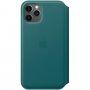 Oryginalny Apple Folio pokrowiec skórzany do iPhone 11 Pro - turkusowy