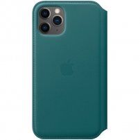 Oryginalny Apple Folio pokrowiec skórzany do iPhone 11 Pro - turkusowy