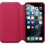 Oryginalny Apple Folio pokrowiec skórzany do iPhone 11 Pro Max - malinowy