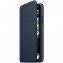 Oryginalny Apple Folio pokrowiec skórzany do iPhone 11 Pro Max - głęboki błękit
