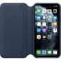 Oryginalny Apple Folio pokrowiec skórzany do iPhone 11 Pro Max - głęboki błękit