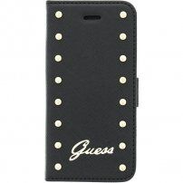 Guess Studded Folio pokrowiec flip do iPhone 6 Plus / 6S Plus - czarne
