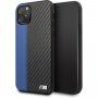 BMW Carbon Stripe etui do iPhone 11 Pro Max - niebieskie
