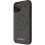 Guess Saffiano etui z logo iPhone 11 Pro Max - czarny