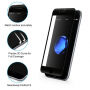 HAT PRINCE szkło hartowane 3D na cały ekran telefonu do 8 / 7 – 0,2 mm – czarne