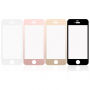 Szkło 3D hartowane na cały obwód telefonu dla iPhone SE (2016)/ 5S / 5 - 0,3 mm - czarne