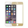 Szkło 3D hartowane na cały obwód telefonu dla iPhone 6S / 6 - 0,3 mm - złote