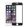 Szkło 3D hartowane na cały obwód telefonu dla iPhone 6S / 6 - 0,3 mm - czarne