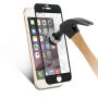Szkło 3D hartowane na cały obwód telefonu dla iPhone 6S / 6 - 0,3 mm - czarne