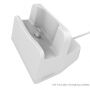 Uniwersalna stacja dokująca i stojak ze złączem lightning dla Apple iPhone / iPad / AirPods / Magic Mouse - srebrna