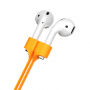 BASEUS silikonowy uchwyt magnetyczny chroniący przed utratą dla AirPods – pomarańczowy