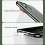 Totudesign etui z miękkiego plastiku i metalizowaną krawędzią dla iPhone 11 Pro - czarny