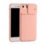 Etui z przesuwaną osłoną obiektywu aparatu fotograficznego dla iPhone 6 Plus / 6S Plus / 7 Plus / 8 Plus - łososiowy
