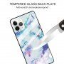 Etui ze szklaną częścią tylną dla iPhone 11 Pro - kolorowy marmur