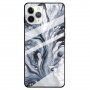 Etui ze szklaną częścią tylną dla iPhone 11 Pro - szary marmur