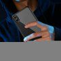 Ipaky etui ze szklaną częścią tylną i ochroną krawędzi dla iPhone X / XS - czarny