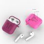 Opakowanie silikonowe ochronne dla AirPods 1 / 2 - czarny