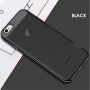 X-Level błyszczące etui z miękkiego plastiku dla iPhone 6 / 6S - czarny