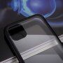 Pokrowiec na cały telefon ze szkła hartowanego z metalową ramką dla iPhone 11 - czarne