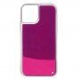 Etui klepsydra świecące w ciemności dla iPhone 11 - purpurowo-fuksjowy