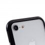 Pokrowiec na cały telefon ze szkła hartowanego z metalową ramką dla iPhone 7 / 8 / SE (2020/2022) - czarne