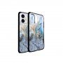 NXE etui ze szklanym tyłem iPhone 11 - złoty piasek