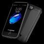 Etui z baterią zewnętrzną dla iPhone 6 / 6S / 7 / 8 / SE (2020/2022) - 5 000 mAh - czarny
