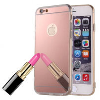 Lustrzane etui ochronne dla iPhone 6 / 6S - różowe