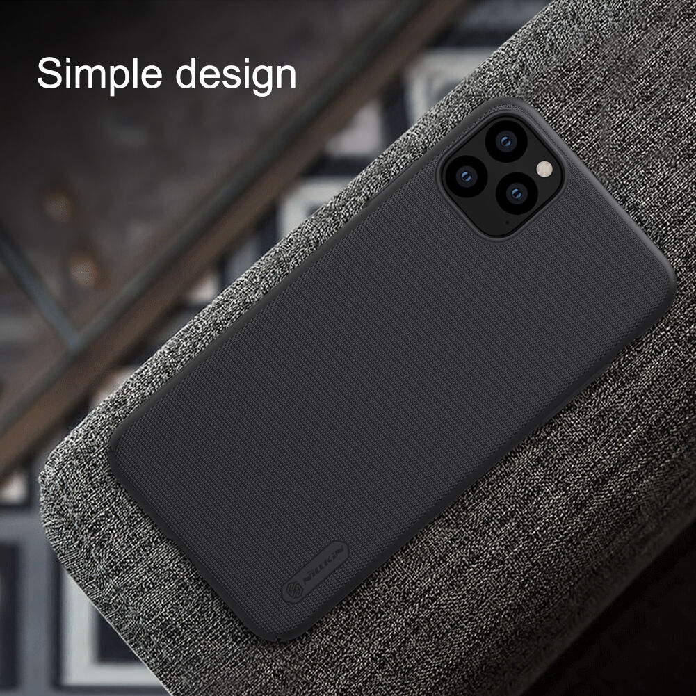 Nillkin etui matowe z szorstką powierzchnią dla iPhone 11 Pro Max - niebieskie