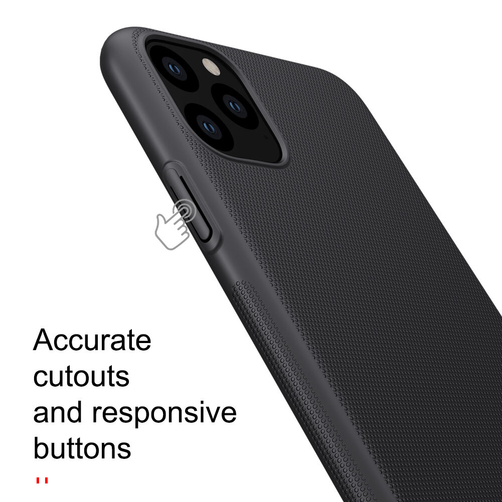Nillkin etui matowe z szorstką powierzchnią dla iPhone 11 Pro Max - niebieskie