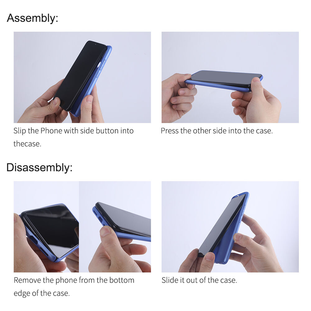 Nillkin etui matowe z szorstką powierzchnią dla iPhone 11 Pro Max - niebieskie