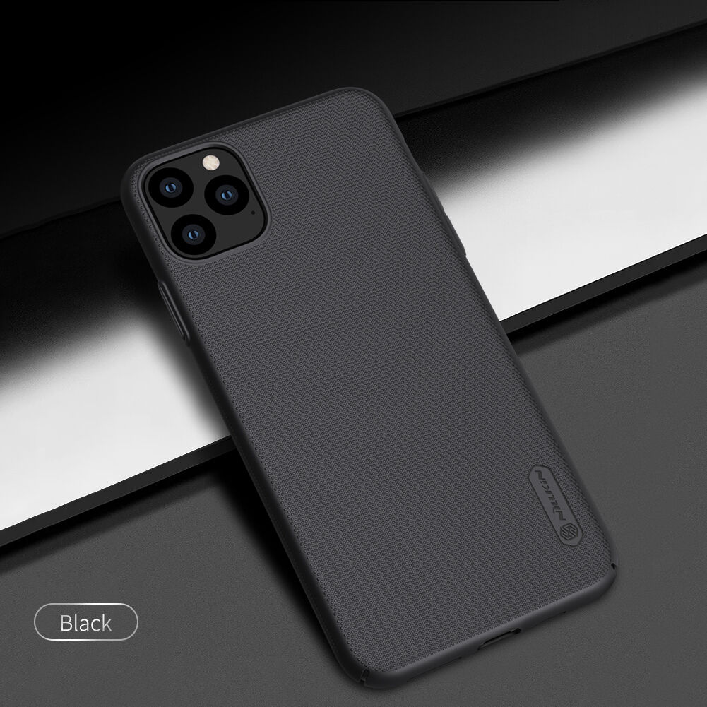 Nillkin etui matowe z szorstką powierzchnią dla iPhone 11 Pro Max - czarny