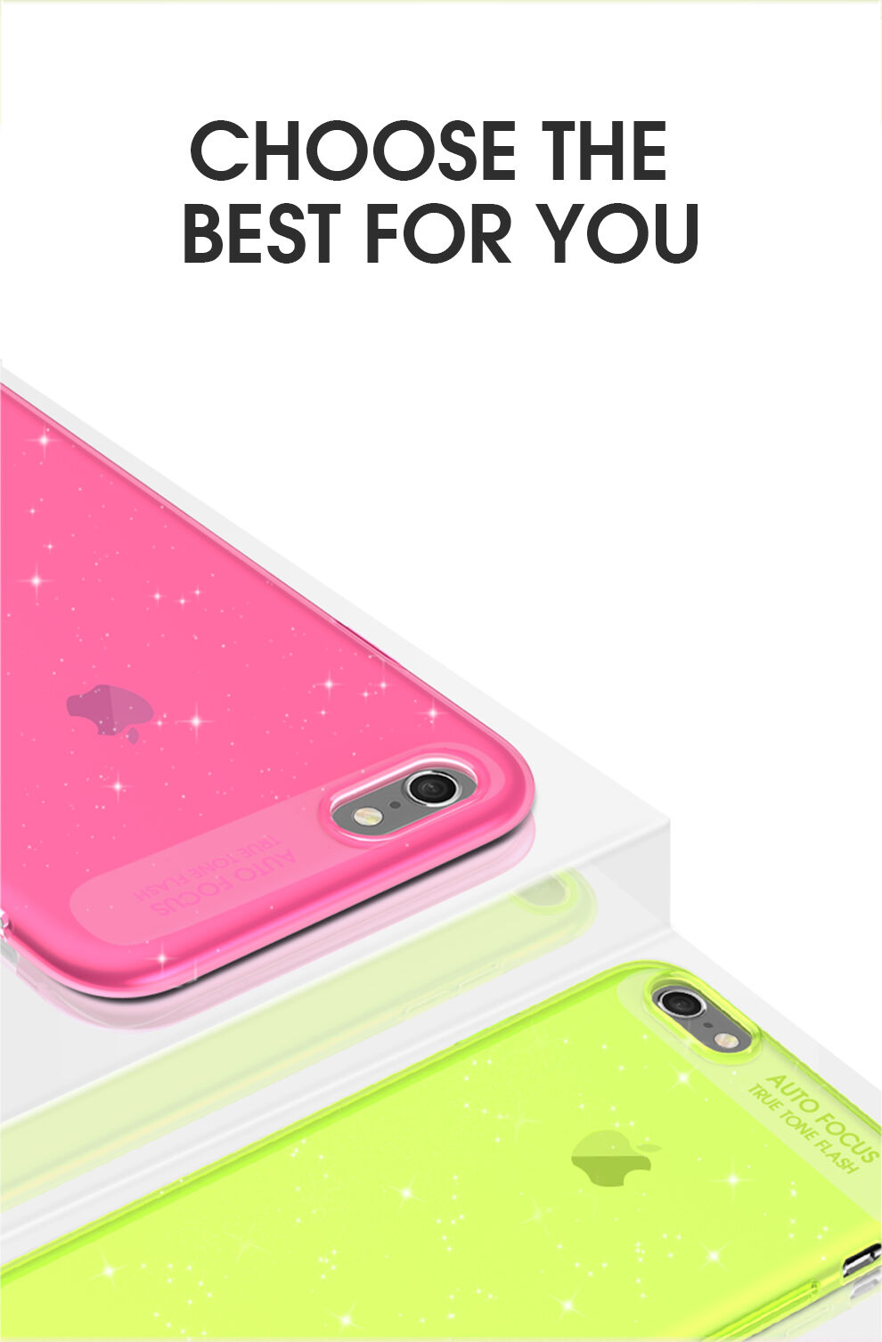 X-Level błyszczące etui z miękkiego plastiku dla iPhone 6 / 6S - czarny