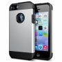 Super trwałe "Armor" etui dla iPhone 5 / 5S / SE (2016) - srebrne