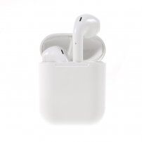 i12 TWS słuchawki bezprzewodowe z etui ładującym dla urządzeń Apple - biała