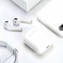 i18 TWS słuchawki bezprzewodowe z etui ładującym dla urządzeń Apple - biała