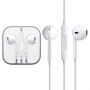 Słuchawki z mikrofonem i regulacją głośności ze złączem 3,5 mm jack do urządzeń Apple - białe