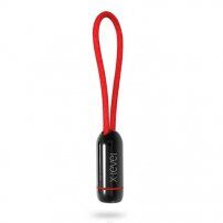 X-LEVEL elegancki USB / lightning kabel dla Apple iPhone / iPad / iPod - 8cm - czerwony