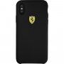 Ferrari oryginalne etui silikonowe dla iPhone X / XS - czarny