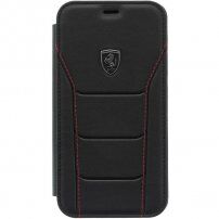 Ferrari Heritage 488 pokrowiec flip dla iPhone XR - czarne