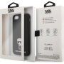 Karl Lagerfeld Saffiano Iconic etui dla iPhone 7 / 8 / SE (2020/2022) - czarny